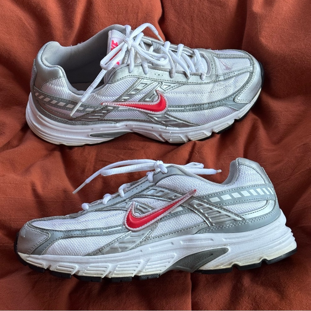 Nike Initiator Retro Running Shoes Women’s 8.5 Silver / Pink